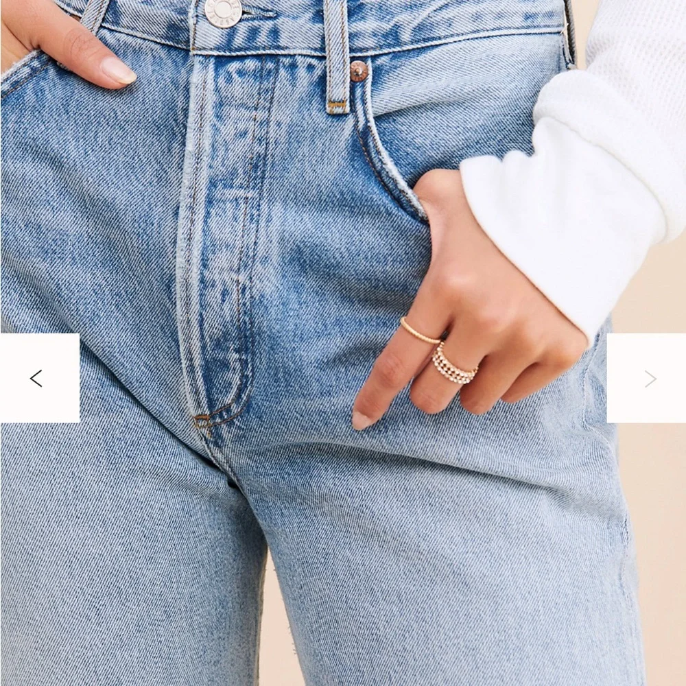 Agolde 90s Mid-Rise Relaxed Size 32 - Picture 2 of 5